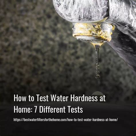 easy water hardness test|how to test water hardness at home.